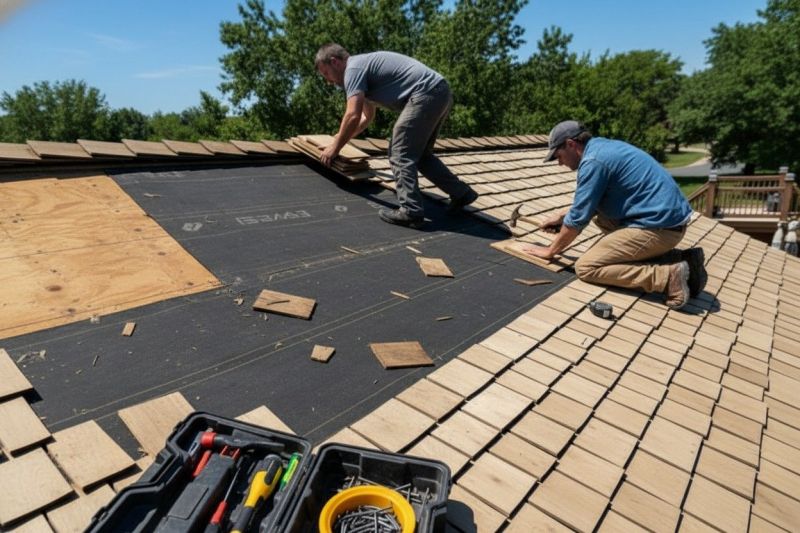Shake Roof Repair
